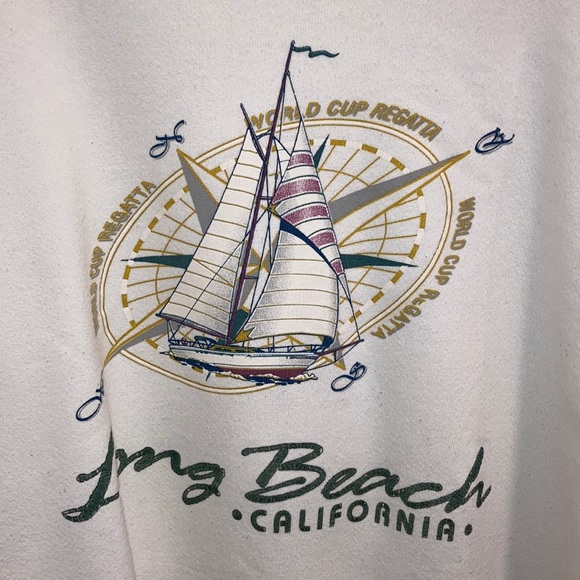 Women’s white logo sweatshirt. - Picture 3 of 5